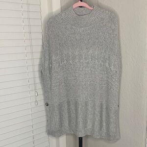 Talbots cable knit wool blend poncho Sweater small